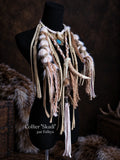 Collier "SKADI" chaman, viking nordique païen tribal pagan witcher médiéval, cosplay larping GN LARP - fait à la main, accessoire Bijoux
